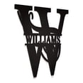 thumbnail image 1 of JASS GRAPHIX Williams 12" Black Aluminum Composite Monogrammed Sign Door Wall Decor Last Name Signs for Home Personalized, 1 of 5