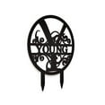 thumbnail image 1 of JASS GRAPHIX Young 12" Black Aluminum Composite Monogrammed Garden Sign Last Name Signs for Yard Home Garden Personalized, 1 of 5
