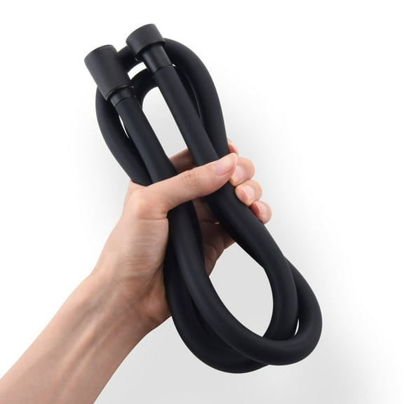 JASYA Silicone Shower Hose(79 inches Black,1 Pcs)
