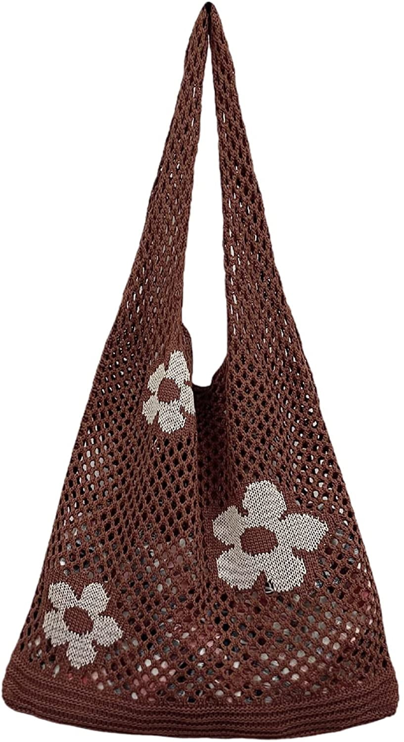 JATOK Women Retro Flower Knitted Hobo Bag Trendy, Zambia Ubuy