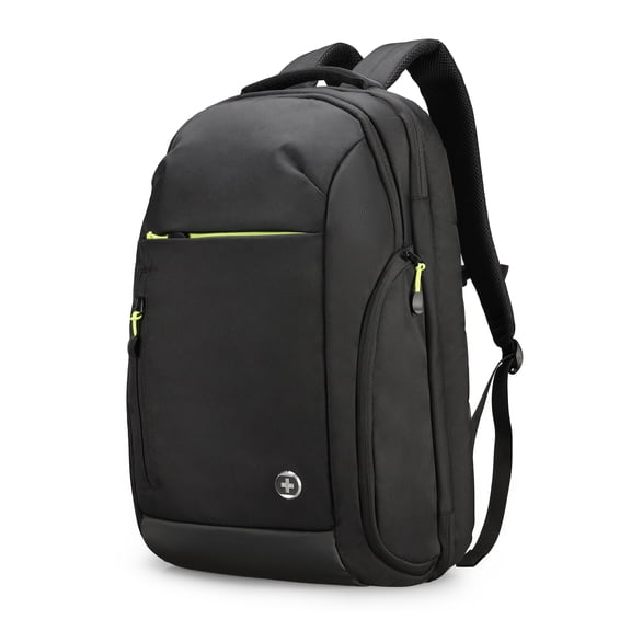 Swissdigital Java Se Black Laptop Backpack for Travel, Students, and Professionals