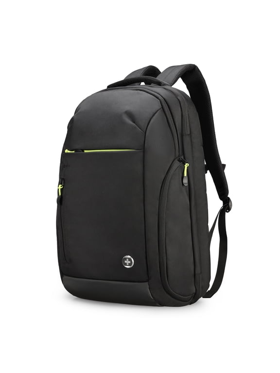 Swissdigital Java Se Black Laptop Backpack for Travel, Students, and Professionals