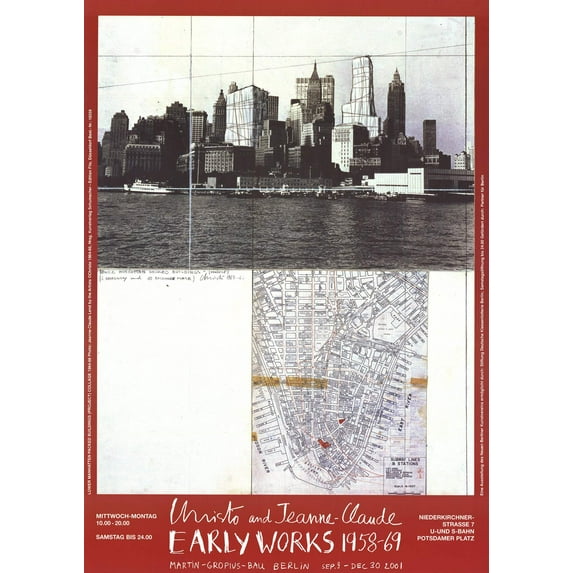 JAVACHEFF CHRISTO Lower Manhattan Packed Buildings (1964), 2001