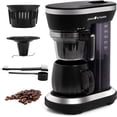 thumbnail image 1 of JAVASTARR COFFEE MAKER WITH GRINDER BUILT COFFEE GRINDER MAKAER BH9008G BLACK, 1 of 5