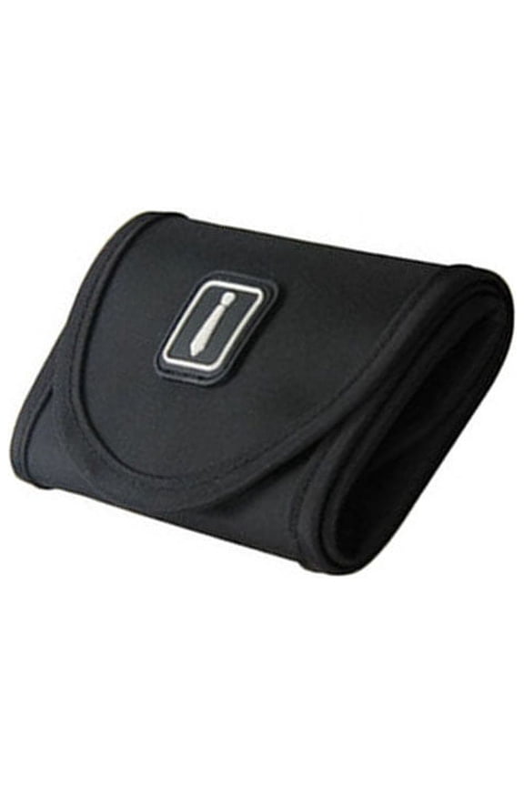 Black Roll Up Tie Storage Zipper Case for Luggage, Work, Transport