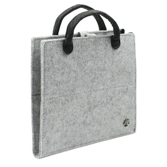 JAVOedge Felt Travel Storage Organizer [4 Slots] Case with Handle for Eyeglass, Sunglass, Glasses, Secure Snap Enclosure