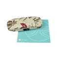 thumbnail image 1 of JAVOedge Floral Pattern Eyeglass Clam Shell Style Case with Microfiber Glass Cleaning Cloth, 1 of 3