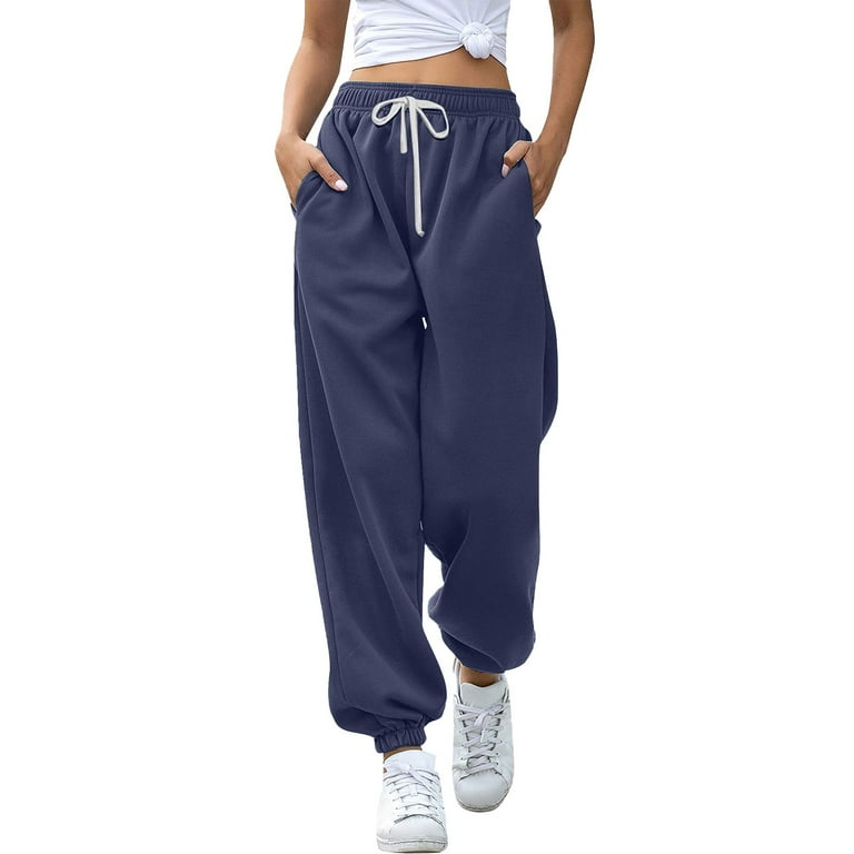 JAWAFANGE Scrub Pants Jogger Work Sweatpants Sweatpants Womens Black Sweatpants with Pockets Camo Pants Navy Blue Pants Woman Sweatpants Sweatpants No