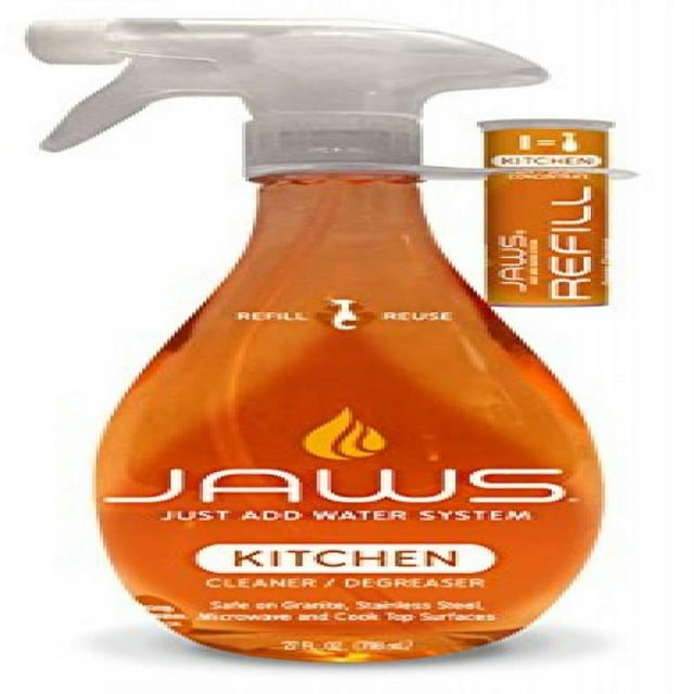JAWS Cleaner MultiSurface Kitchen Cleaner Bottle and 2 Refill Pods