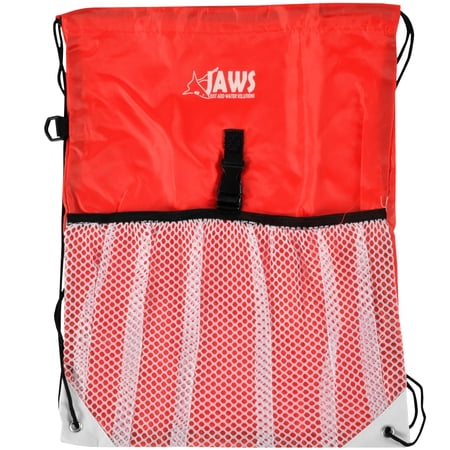 JAWS QuickPACK Drawstring Swim & Sport Gear Organizing Backpack - Red