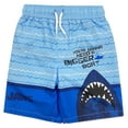 thumbnail image 1 of JAWS Shark Little Boys Swim Trunks Bathing Suit Blue 7, 1 of 5