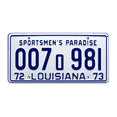 thumbnail image 1 of JAWS | Steven Spielberg | Shark Autopsy | Metal Stamped Replica Prop License Plate, 1 of 2