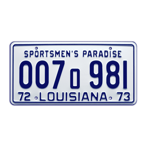 JAWS | Steven Spielberg | Shark Autopsy | Metal Stamped Replica Prop License Plate