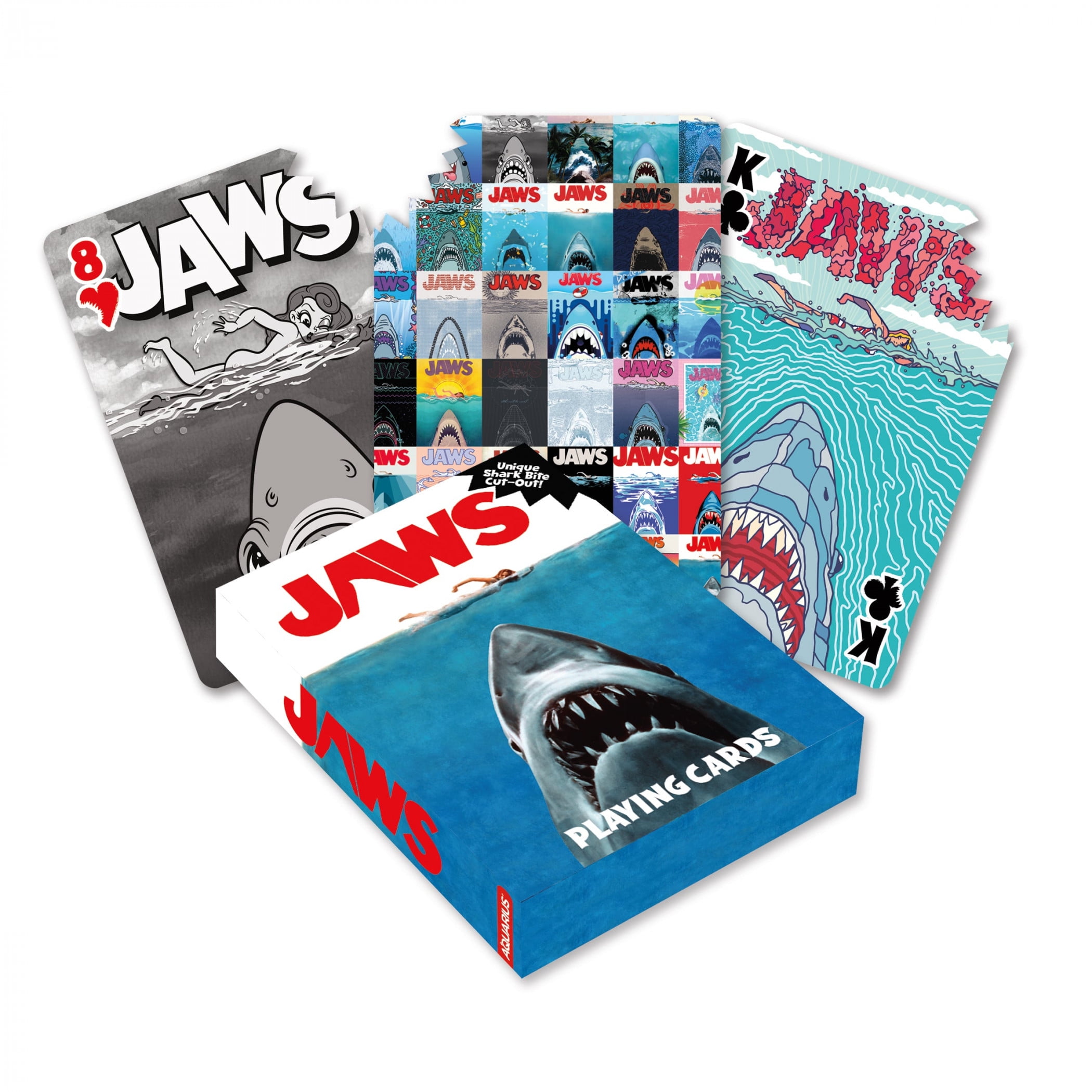 JAWS 50th Anniversary Movie Posters Playing Cards