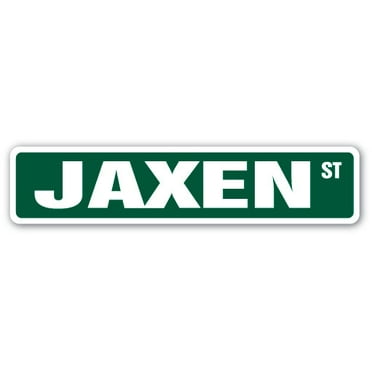 JAXEN Street Sign Childrens Name Room Sign | Indoor/Outdoor |  24" Wide
