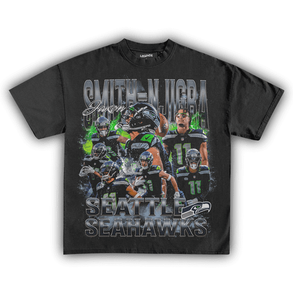 JAXON SMITH-NJIGBA TEE, BOOTLEG PRINT FRONT SHIRT, FOOTBALL FAN SHIRT, UNISEX SHIRT, FOR MEN & WOMEN