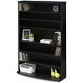 thumbnail image 1 of JAYA 6-Tier Multimedia Storage Tower, Espresso, 1 of 7