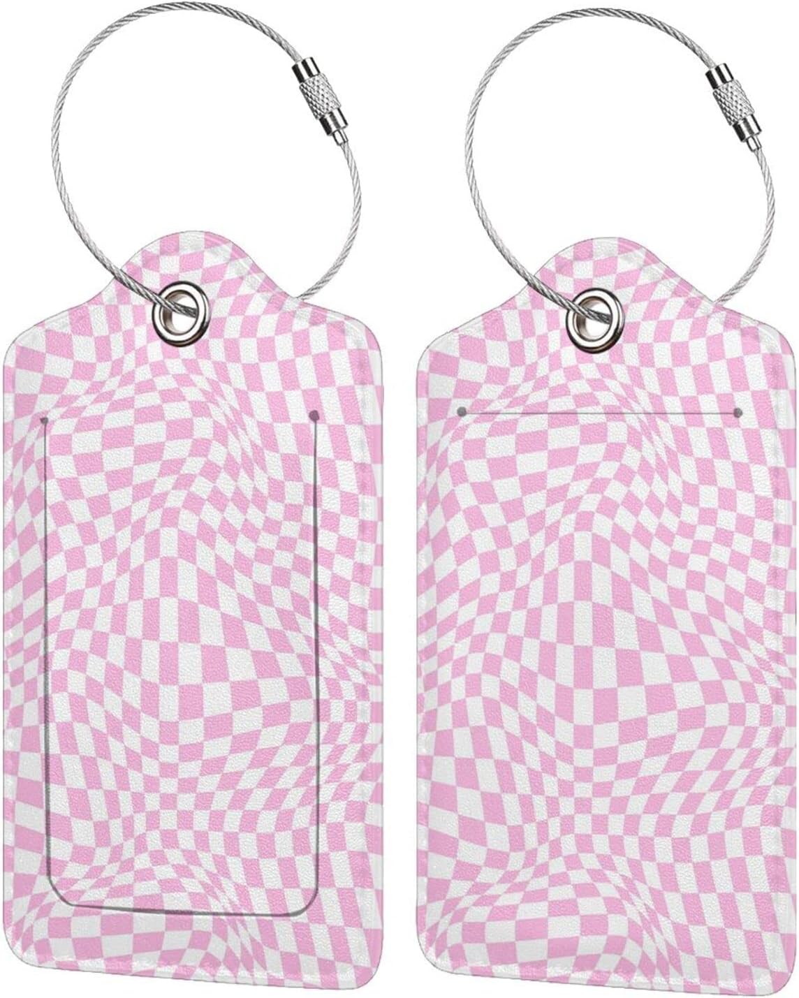 JAYUN Penguin PU Leather Luggage Tags for Suitcase, Travel Cruise