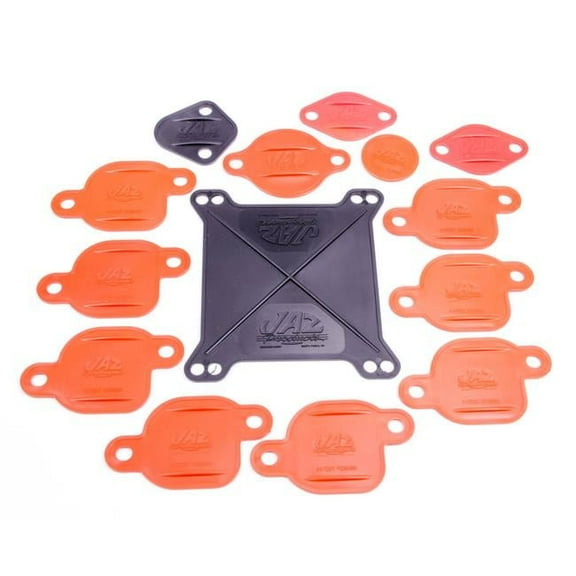 JAZ 730-002-01 BB Chevy Block Off Kit with 4150 Holley Carb