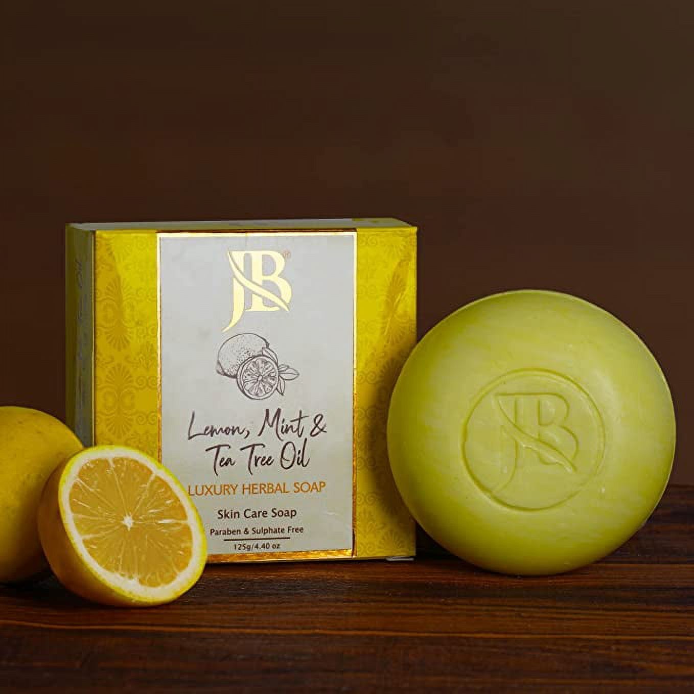 JB Jayantilal and brothers Lemon, Mint & Tea Tree Oil Luxury Soap for