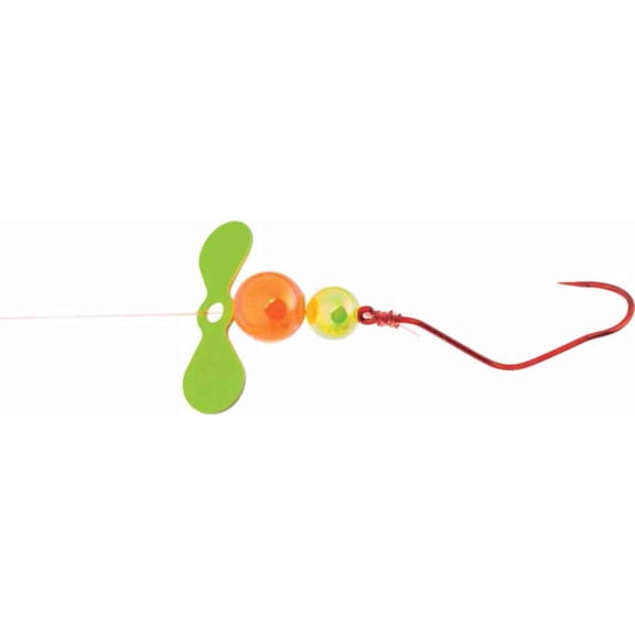 JB Lures Slow Death Plus Rig Chartreuse Propeller