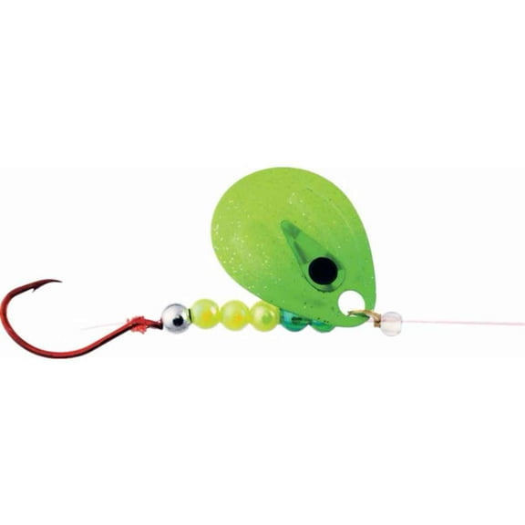JB Lures Vent. Spinner Rig Colorado #3.5 Cht/Lime