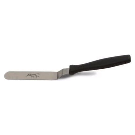 JB Prince Mini Offset Palette Knife with Plastic Handle