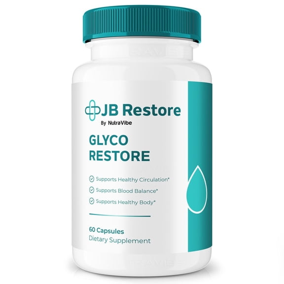 JB Restore Capsules - Official JBRestore Pills to Maintain Overall Health, All Natural Blood Formula For Healthy and Stable Levels, J B Restore Review (60 Capsules)