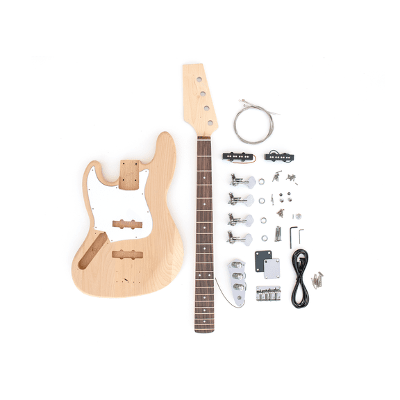 JB Style Left Hand Build Your Own Bass Guitar Kit