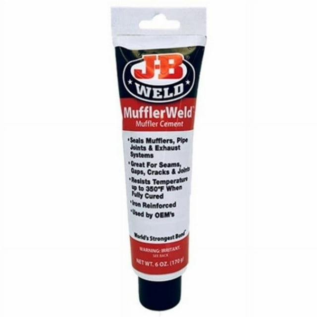 JB Weld 37906 Muffler Cement Paste Plastic Tube 6 oz