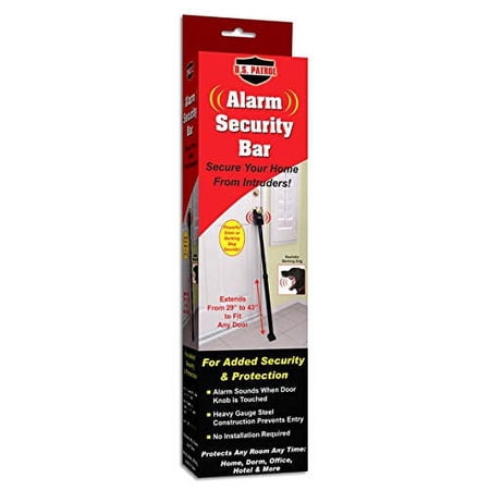 JB5322 Alarm Security Bar extends from 29" to 43"