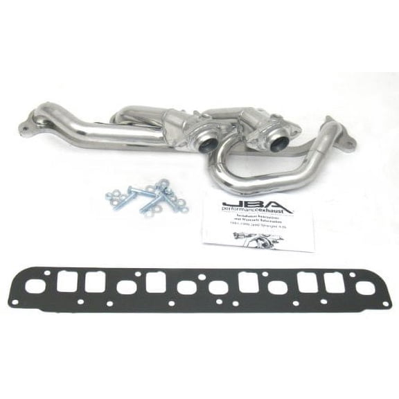 JBA 1527SJS 1-1/2 Shorty Stainless Steel Exhaust Header for Jeep Wrangler Fits select: 2000-2006 JEEP WRANGLER / TJ, 2014-2017 CHEVROLET SS