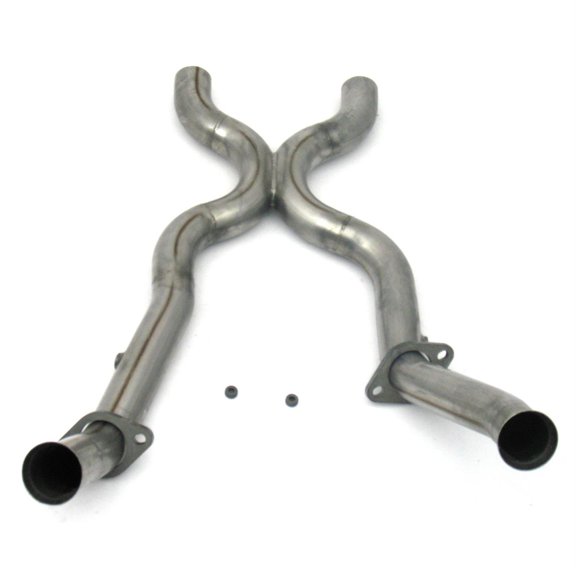 JBA 1650SX Stainless Steel Mid-Pipe X-Pipe Fits select: 1966-1973 FORD MUSTANG