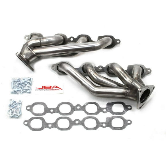 JBA 1850S-4 JBA Performance Exhaust 1850S-4 1 5/8 Header Shorty Stainless Steel Fits select: 2014-2018 CHEVROLET SILVERADO, 2014-2018 GMC SIERRA