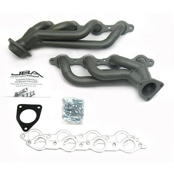 JBA Headers & Performance 1-5/8" Shorty, Stainless Steel, Titanium Ceramic Coated 1850S-2JT Fits select: 2002-2019 CHEVROLET SILVERADO, 2002-2013 CHEVROLET TAHOE
