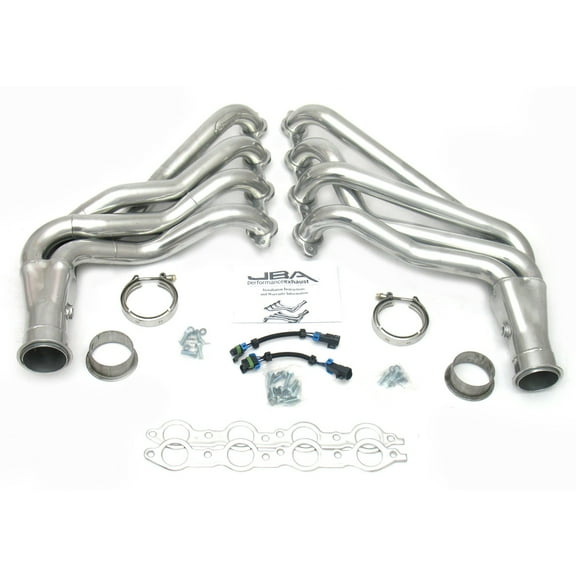 JBA Performance Exhaust Headers - 2010 SS Camaro - Long Tube Silver 6813SJS