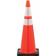 Traffic Cone, PVC, High-Intensity Prismatic, 36 in Height, 10 lb, Orange