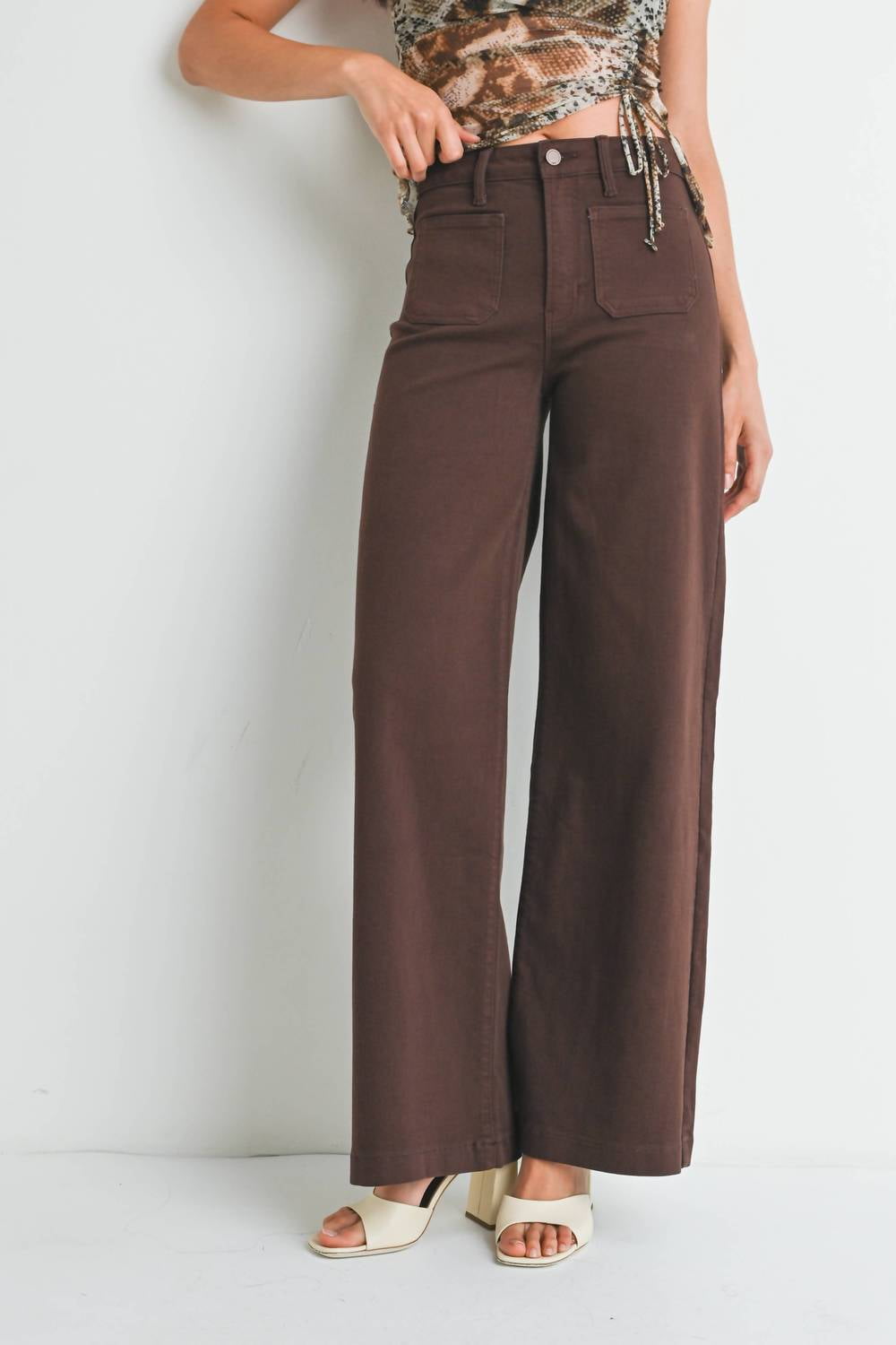 JBD Slim Wide Leg Jeans