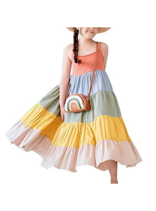Mds stripes deals rainbow dress