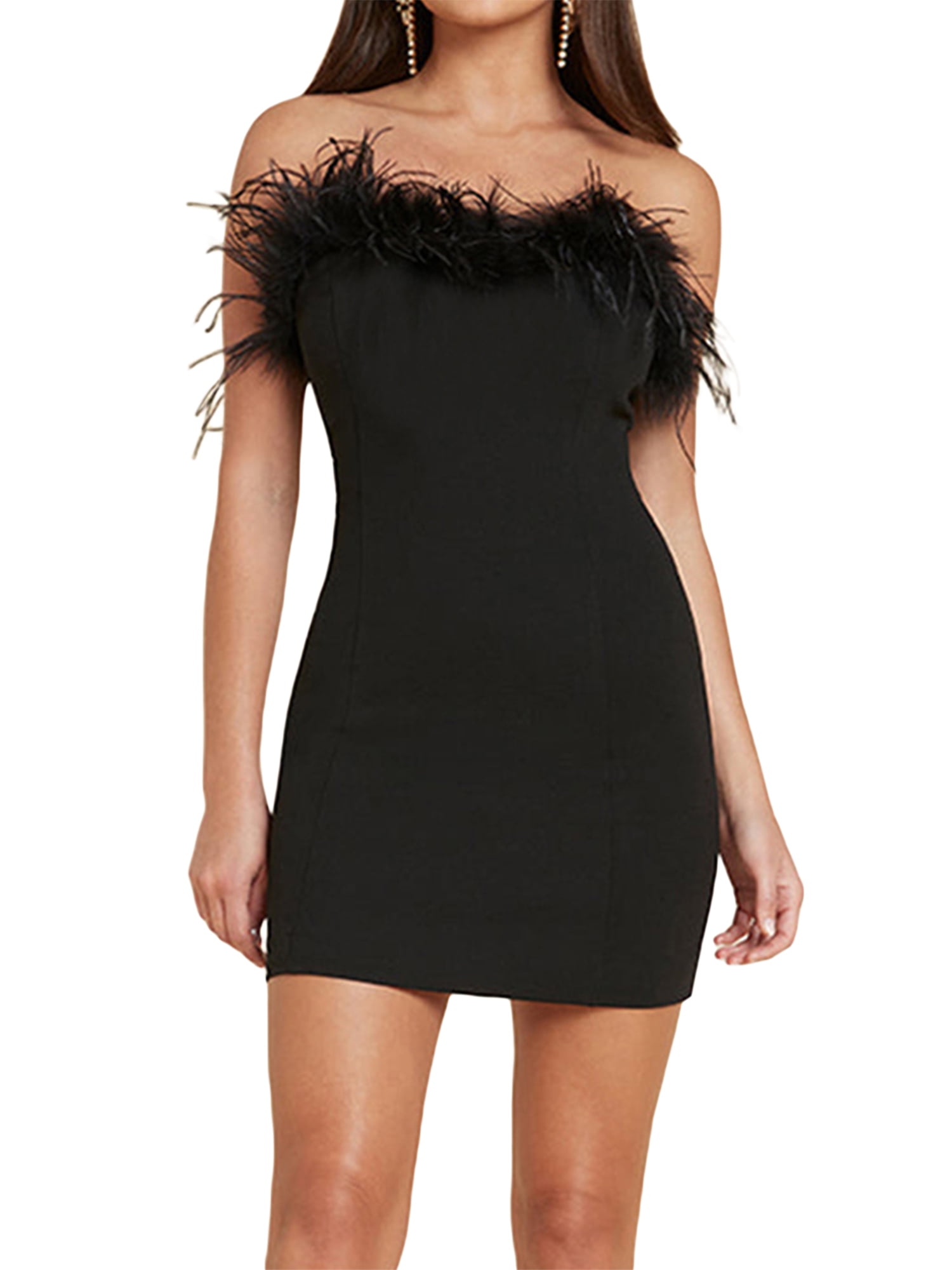 Off the shoulder rhinestone dress top