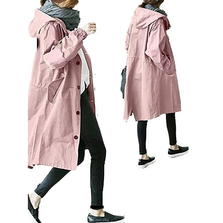 Waterproof rain hotsell trench coat