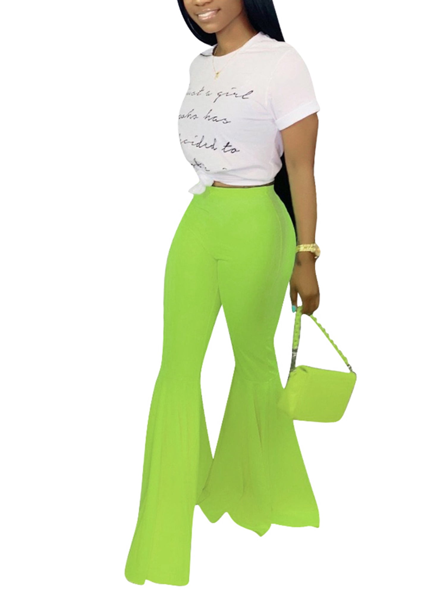 Plus size mermaid flare pants discount