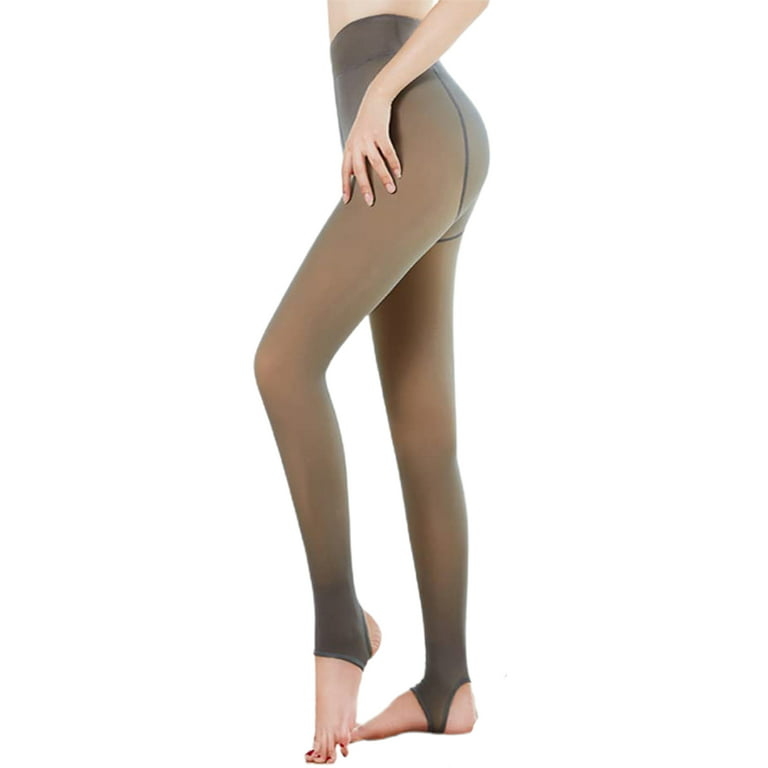 Tights Women's Winter Thermal Tights Fleece Lined Thermal Tights Warm And  Transparent Winter Tights Flawless Legs Thermal Tights Thermal Leggings For  Women (Color : Schwarz, Size : 220g) : : Clothing, Shoes
