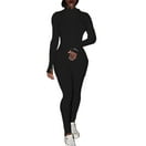 INC Womens Textured Split Hem Jumpsuit - Walmart.com