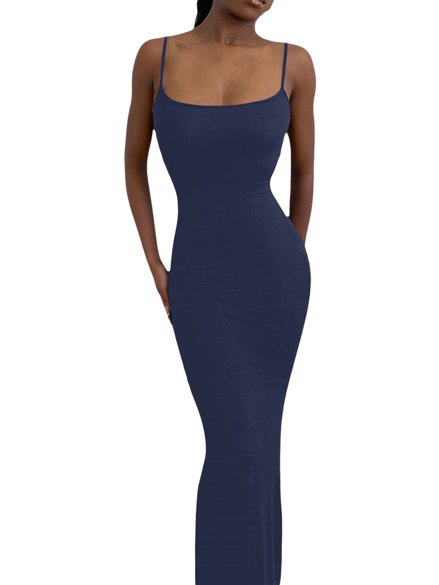Ladies Elegant Bodyline Maxi Dress main image 1