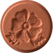 JBK Pottery Terra Cotta Cookie Stamps (Flower)