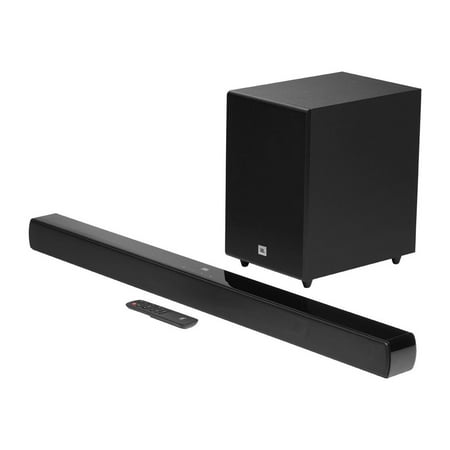 JBL - Cinema SB170 2.1 Channel Soundbar with Wireless Subwoofer - Black