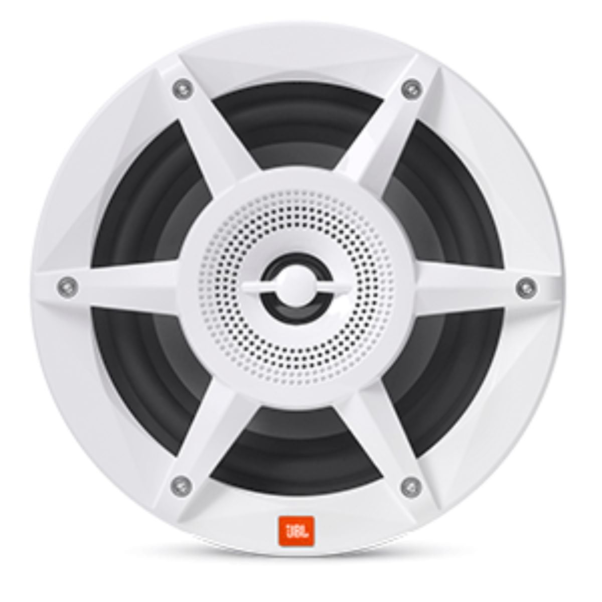 25" White Stadium Series Coaxial Marine RGB Speakers