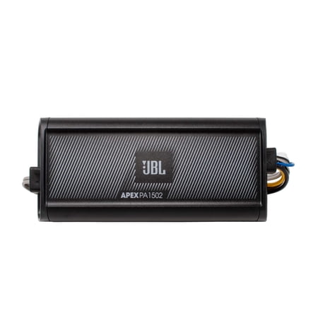 JBL Apex PA 1502 300 Watt RMS 2 Channel Marine & Powersport Amplifier - 150 x 2 At 2-Ohms