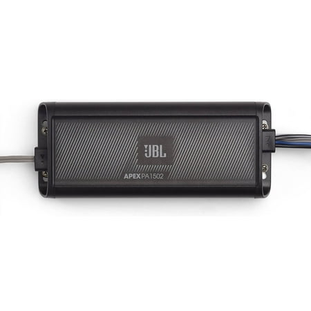 JBL - Apex 750W Class D Bridgeable 2-Channel Amplifier with Selectable All-/Hi-/Lo-Pass Crossovers - Black